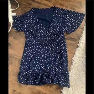 Urban outfitters polka dot wrap dress